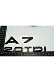 Audi A7 2.0 Tdi Parlak Siyah Abs 3m 3d Bagaj Yazı Logo Orjinal Ürün