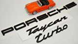 DK Tuning Porsche Taycan Turbo Bagaj 3M 3D ABS Yazı Logo Amblem Seti