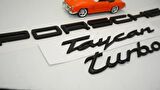 DK Tuning Porsche Taycan Turbo Bagaj 3M 3D ABS Yazı Logo Amblem Seti
