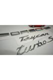 Porsche Taycan Turbo S Bagaj 3m 3d Abs Yazı Logo Amblem Seti Uyumlu