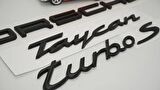 DK Tuning Porsche Taycan Turbo S Bagaj 3M 3D ABS Yazı Logo Amblem Seti