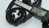 DK Tuning Ferrari Siyah Jant Göbeği Kapak Seti 60mm