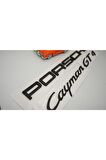 Porsche Cayman Gt4 Uyumlu Bagaj 3m 3d Abs Yazı Logo Amblem Seti