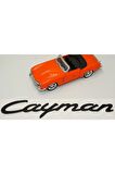 Porsche Cayman Bagaj 3m 3d Abs Yazı Logo Amblem