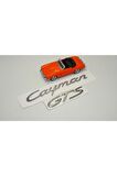 Porsche Cayman Gts Bagaj 3m 3d Abs Yazı Logo Amblem Seti