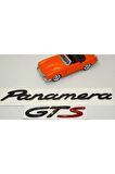 Porsche Panamera Gts Bagaj 3m 3d Abs Yazı Logo Amblem Seti