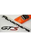 Porsche Panamera Gts Bagaj 3m 3d Abs Yazı Logo Amblem Seti