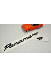 Porsche Panamera 4  Uyumlu Bagaj 3m 3d Abs Yazı Logo Amblem Seti