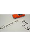 Porsche 911 Carrera 4s Uyumlu Bagaj 3m 3d Abs Yazı Logo Amblem Seti