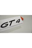 Porsche Gt4 Bagaj 3m 3d Abs Yazı Logo Amblem