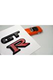 Nissan Gtr Bagaj 3m 3d Krom Metal Logo Amblem