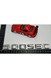 Benz 500 Sec Bagaj Krom Metal 3m 3d Yazı Logo