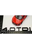 Audi 4.0 Tdi B7 B8 B9 Siyah Abs 3m 3d Bagaj Yazı Logo Orjinal