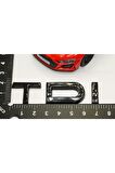 Audi Tdi B7 B8 B9 Siyah Abs 3m 3d Bagaj Yazı Logo Orjinal Ürün