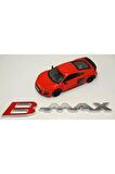 B Max Krom Abs 3m 3d Bagaj Yazı Logo