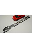 Mercedes Benz Sprinter 2000 2013 Bagaj Krom Abs Yazı Logo