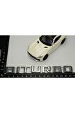 Mercedes Benz Biturbo Krom Abs Bagaj Yazı Logo Uyumlu