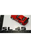 Sl45 Bagaj Parlak Siyah Abs 3m 3d Yazı Logo