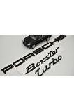 Porsche Boxster TurboUyumlu  Bagaj 3m 3d Abs Yazı Logo Amblem Seti