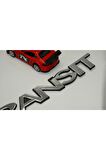 Ford Transit 2010 3m 3d Parlak Krom Abs Bagaj Yazı Logo Amblem
