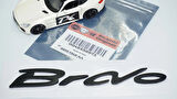 DK Tuning Fiat Bravo Bagaj Siyah ABS 3M 3D Yazı Logo Amblem