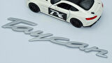 DK Tuning Porsche Taycan Bagaj 3M 3D Gri ABS Yazı Logo Amblem