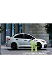 Toyota Trd Corolla Yaris Yan Aynalar Ve Çamurluk Yanı Damla Desen Bıçak Logo Arma Seti