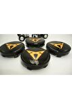 Seat Ibiza Ateca Arona Cupra Jant Göbeği Kapak Seti 60mm