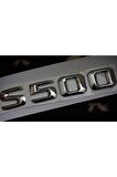 S500 Bagaj Krom Metal 3m 3d Yazı Logo