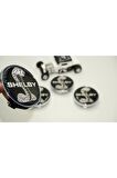 Mustang Shelby Kobra Logo Jant Göbeği Kapak Seti 60mm