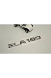 Gla180 Bagaj Krom Metal 3m 3d Yazı Logo