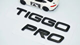 DK Tuning Chery Tiggo Pro Bagaj Siyah ABS 3M 3D Yazı Logo Amblem