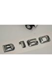 B160 Bagaj Krom Metal 3m 3d Yazı Logo