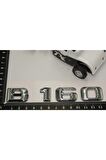 B160 Bagaj Krom Metal 3m 3d Yazı Logo
