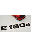E 180d Bagaj Parlak Siyah Abs 3m 3d Yazı Logo