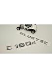 Benz C 180d Bluetec Bagaj Krom Metal 3m 3d Yazı Logo
