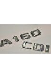 Benz A 160 Cdi Bagaj Krom Metal 3m 3d Yazı Logo