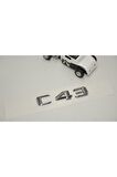 Benz C43 Bagaj Krom Metal 3m 3d Yazı Logo