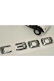 Benz C 300 Bagaj Krom Metal 3m 3d Yazı Logo
