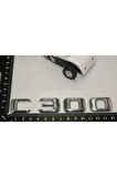 Benz C 300 Bagaj Krom Metal 3m 3d Yazı Logo