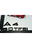 Audi A4 50 TFSi Parlak Siyah ABS 3M 3D Bagaj Yazı Logo Ürün