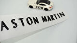 DK Tuning Aston Martin Bagaj 3M 3D Siyah Yazı Logo Amblem