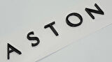 DK Tuning Aston Martin Bagaj 3M 3D Siyah Yazı Logo Amblem