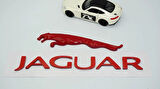 DK Tuning Jaguar Panter Kırmızı ABS Bagaj Yazı Logo Oem Ürün
