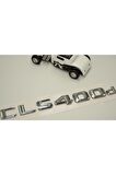 Benz Cls 400d Bagaj Krom Metal 3m 3d Yazı Logo