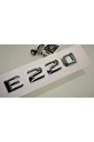 Benz E220 Bagaj Krom Metal 3m 3d Yazı Logo
