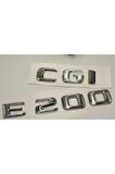 Benz E 200 Cgi Bagaj Krom Metal 3m 3d Yazı Logo