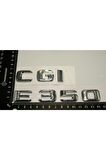 Benz E 350 Cgi Bagaj Krom Metal 3m 3d Yazı Logo
