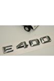 Benz E400 Bagaj Krom Metal 3m 3d Yazı Logo