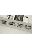 Benz E430 Bagaj Krom Metal 3m 3d Yazı Logo